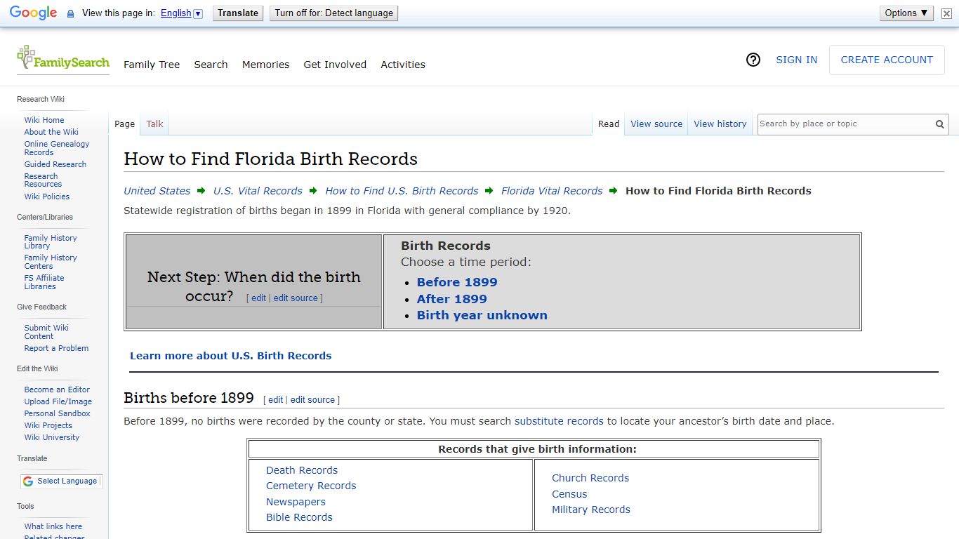 How to Find Florida Birth Records • FamilySearch